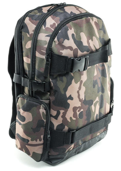 Venom Skateboards PRO Backpack with Skate Carrier - Camo bag Venom Skateboards