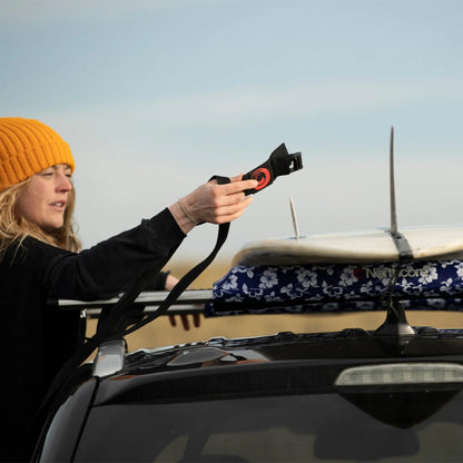 Northcore Roof Bar Pads Set 43cm Pair Pads Hibiscus