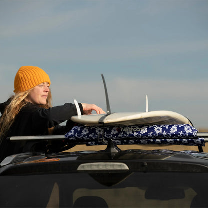 Northcore Roof Bar Pads Set 43cm Pair Pads Hibiscus