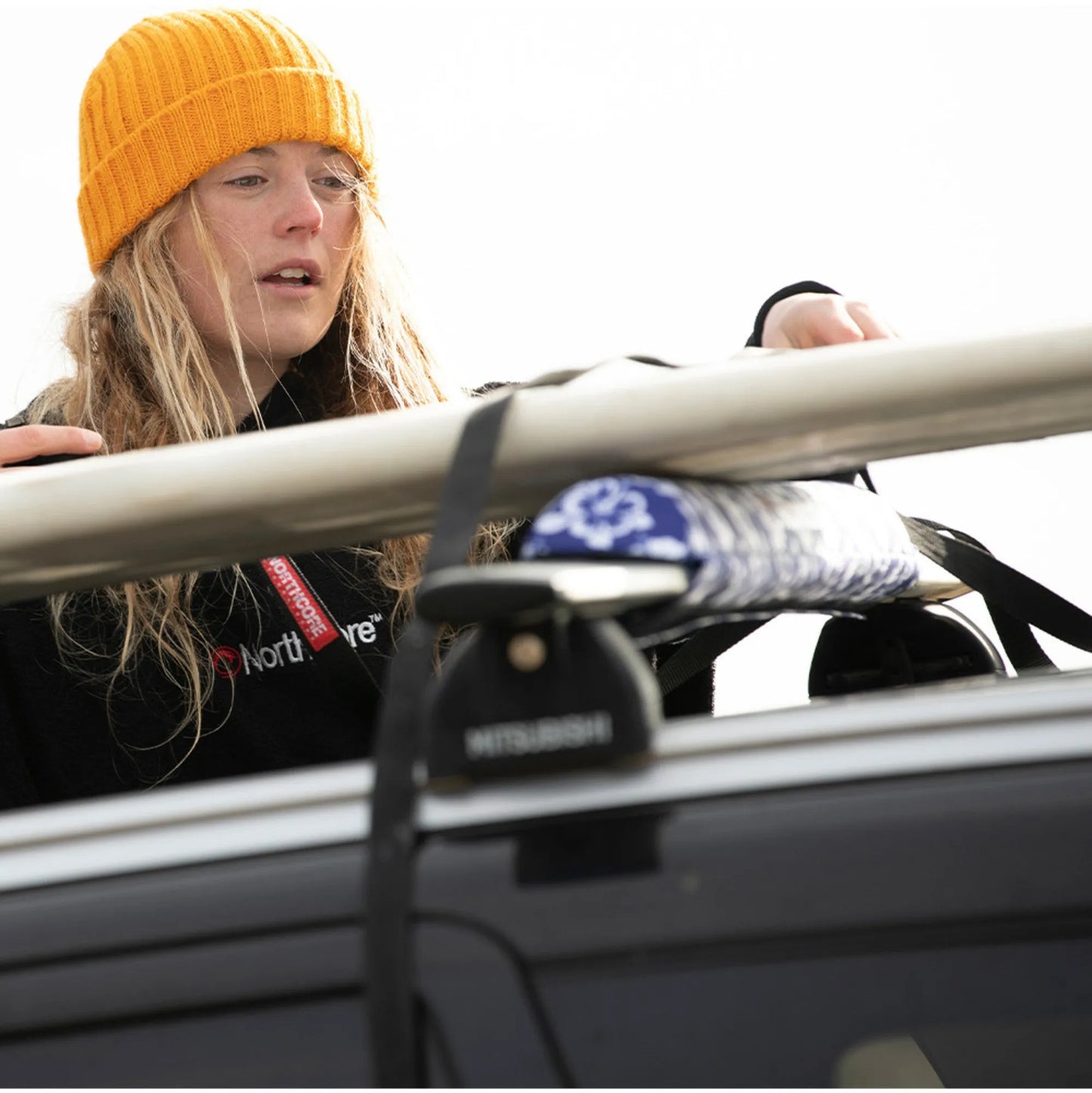 Northcore Roof Bar Pads Set 43cm Pair Pads Hibiscus