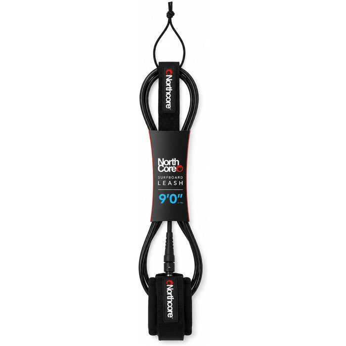 Northcore 9'0 Surfboard Leash Black Surf Leash Northcore