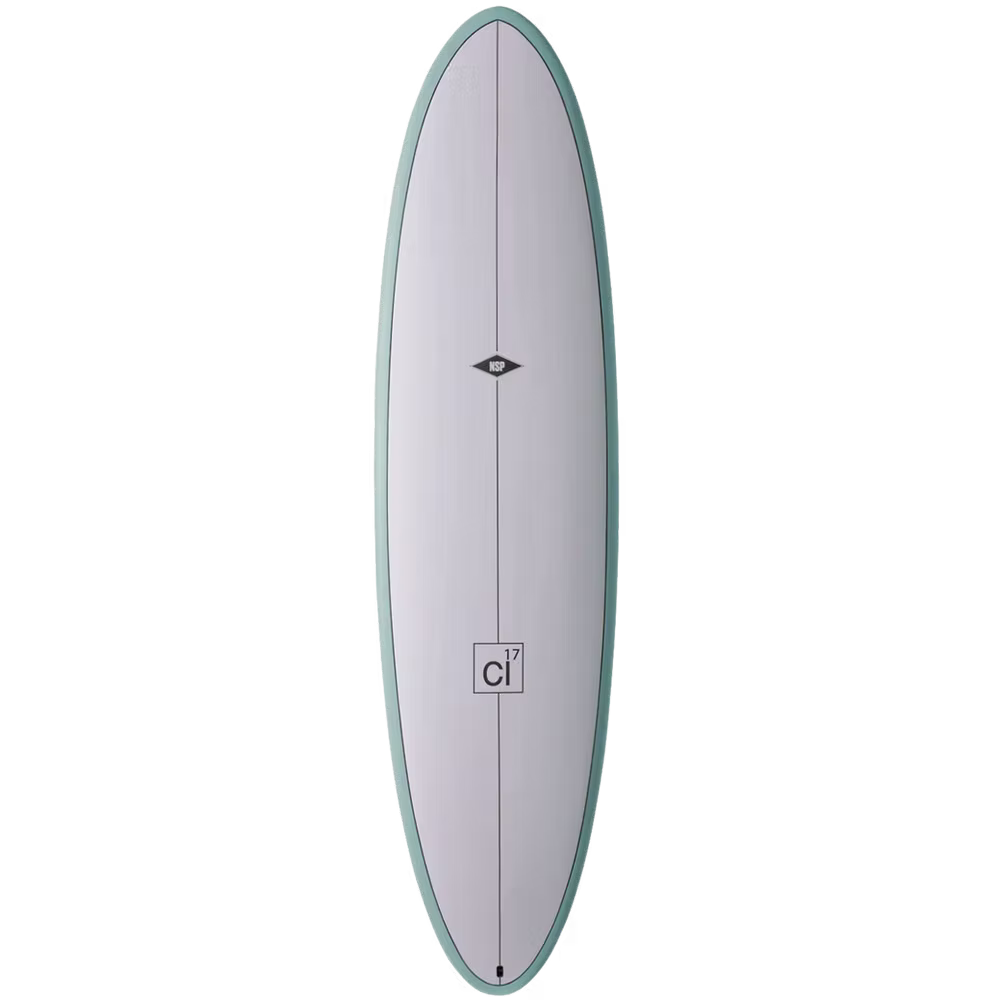 NSP CL-17 Funboard Mini Mal Surfboard - 6'8" / Teal