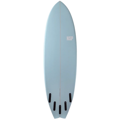 NSP Kingfish 6'4 PU Shortboard Surfboard - Blue Powder
