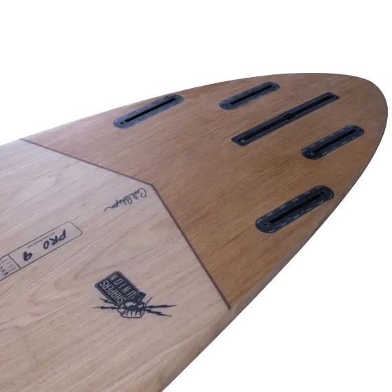 NSP Pro-9 Nature Flex 9'1" Longboard Surfboard - Paulownia Wood