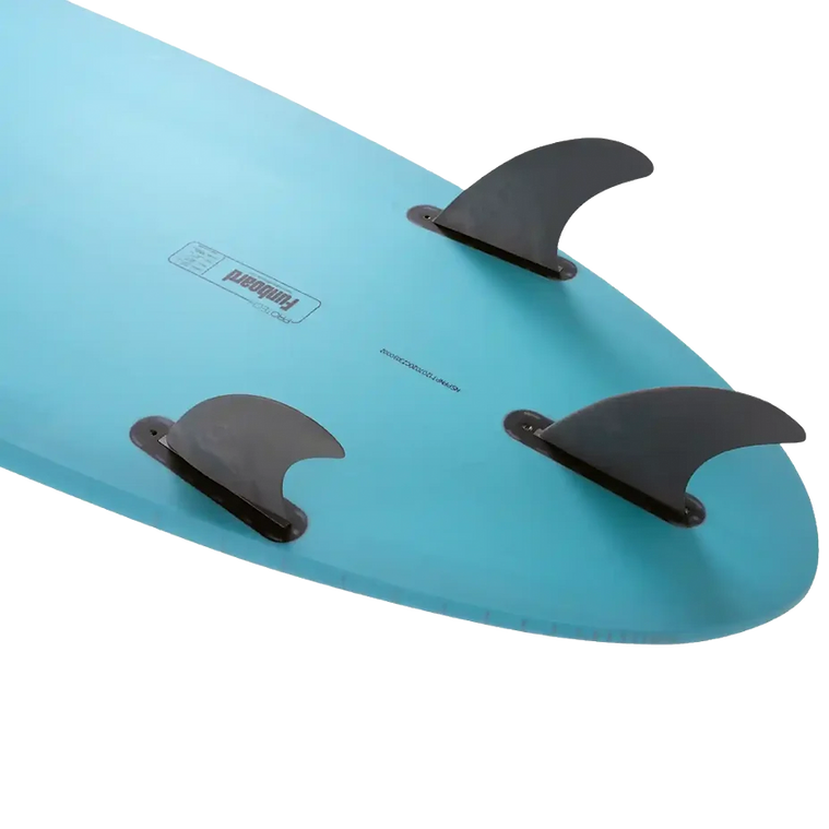 NSP Protech Funboard 7'6" Mini Mal Surfboard - Ocean Tint