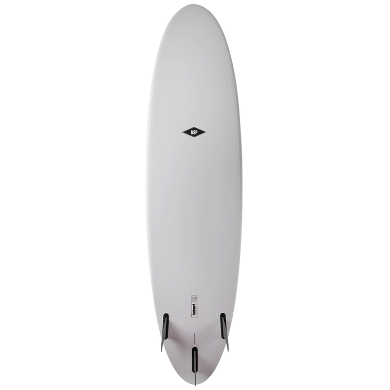 NSP Protech Funboard 6'8" Mini Mal Surfboard - White Tint Surfboard NSP