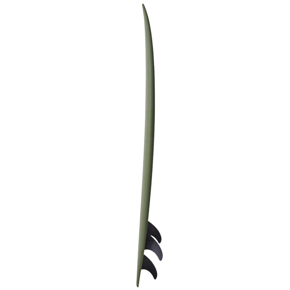 NSP Kingfish PU 6'4" Shortboard Surfboard - Olive