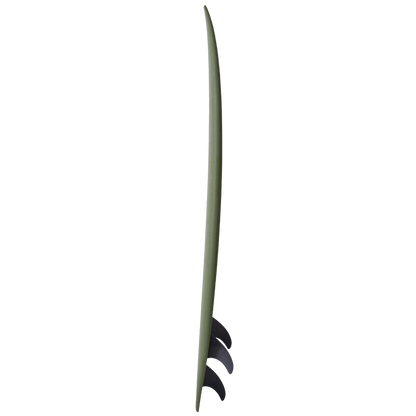 NSP Kingfish PU 6'4" Shortboard Surfboard - Olive