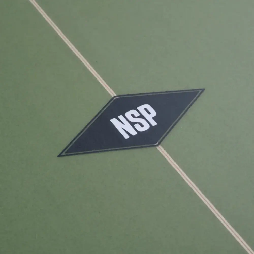 NSP Kingfish PU 6'4" Shortboard Surfboard - Olive