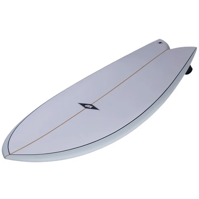 NSP Elements Double Vision Shortboard Surfboard 6'2" - White