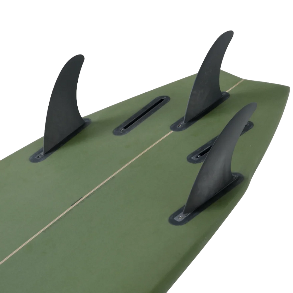 NSP Kingfish PU 6'4" Shortboard Surfboard - Olive