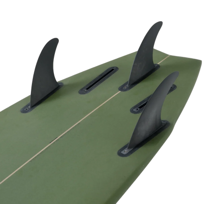 NSP Kingfish PU 6'4" Shortboard Surfboard - Olive