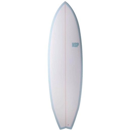 NSP Kingfish 6'8 PU Shortboard Surfboard - Blue Powder