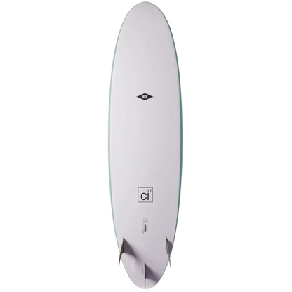 NSP CL-17 Funboard Mini Mal Surfboard - 6'8" / Teal