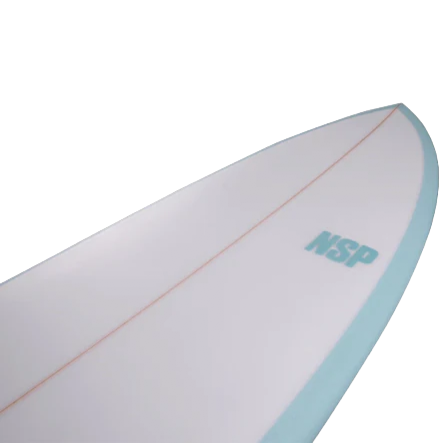 NSP Kingfish 6'4 PU Shortboard Surfboard - Blue Powder