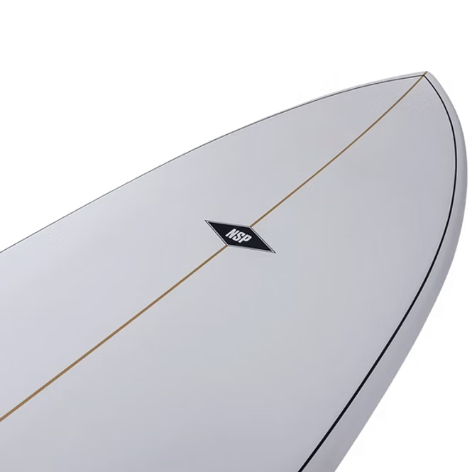 NSP Elements Double Vision Shortboard Surfboard 6'2" - White