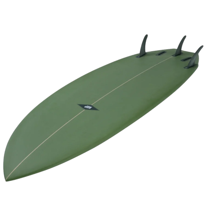 NSP Kingfish PU 6'4" Shortboard Surfboard - Olive