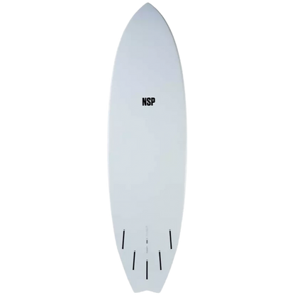 NSP Elements Fish 6'8" Shortboard Surfboard - White Surfboard NSP