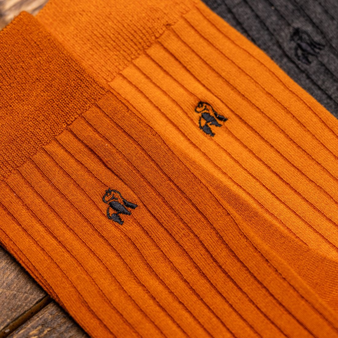 Burnt Orange Bamboo Socks Socks Swole Panda