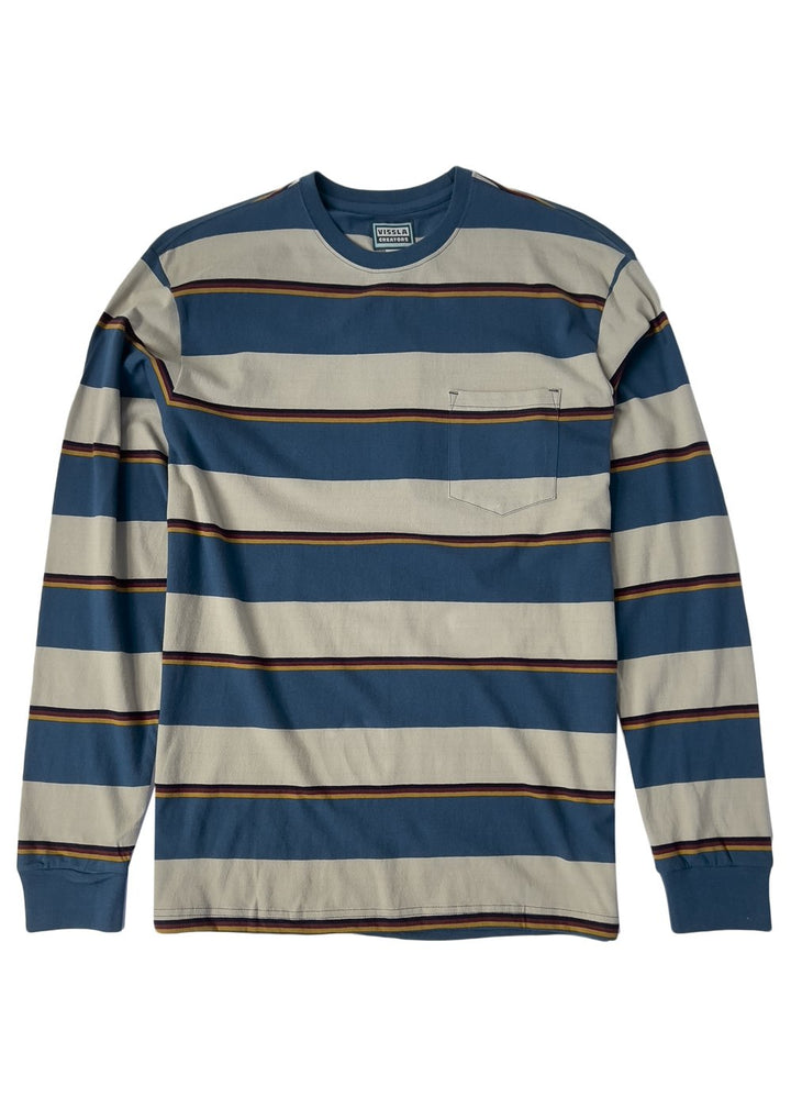 Vissla Creators Stripe LS Pocket Tee long sleeve tee shirt Vissla