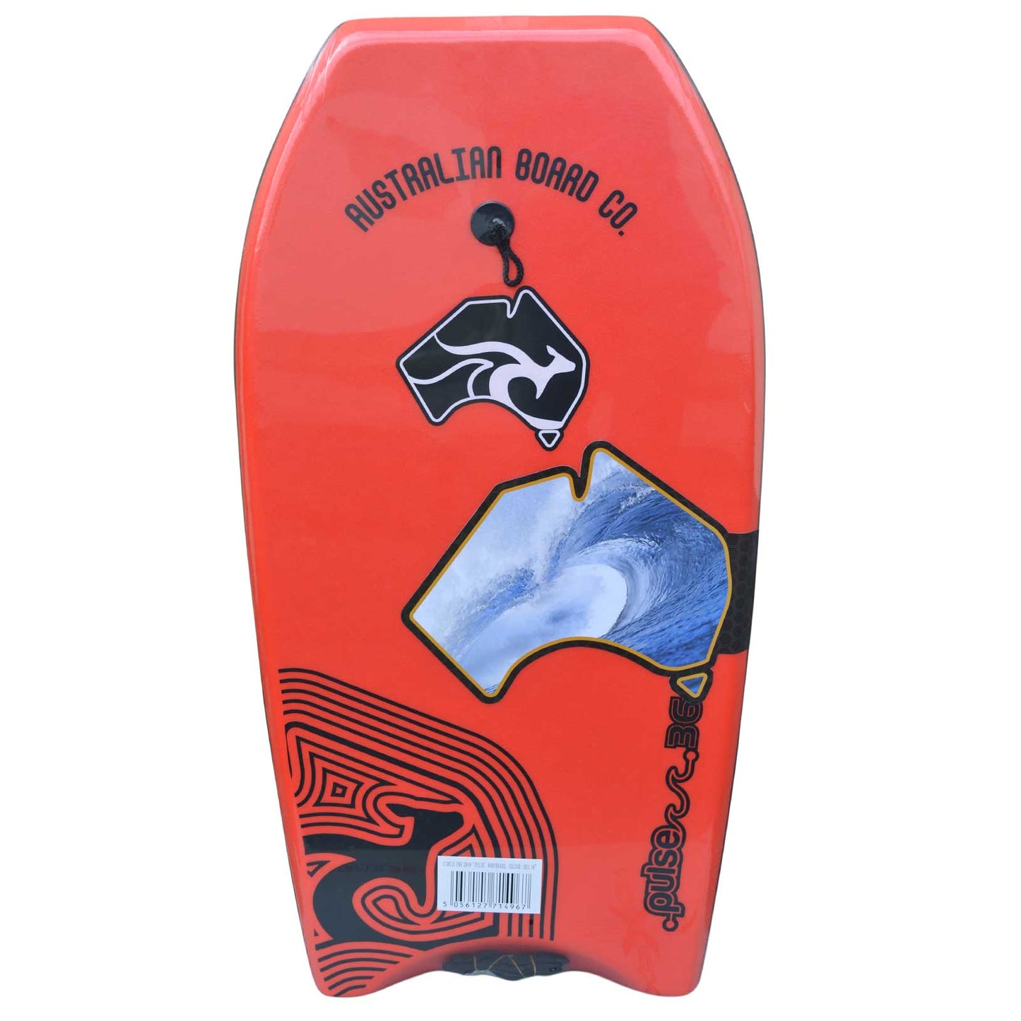 36inch Kids PULSE Series EPS Bodyboard by Australian Board Co Kids Bodyboard Circle One Surf Red