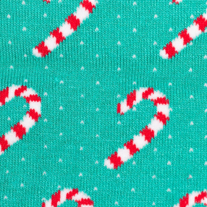 Candy Cane Bamboo Socks Socks Swole Panda