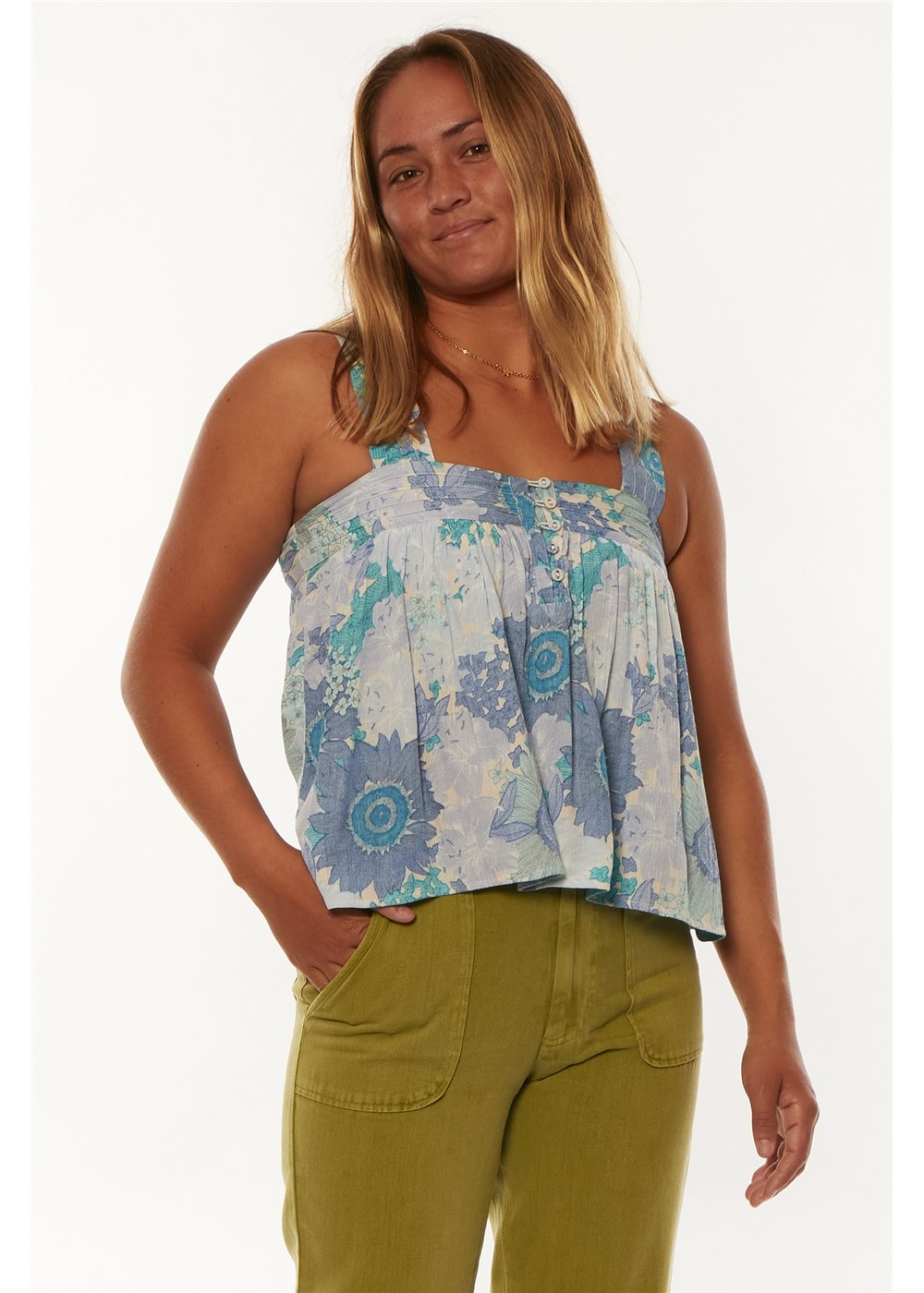 Sisstrevolution Aloha paradise Woven ladies top Sisstrevolution
