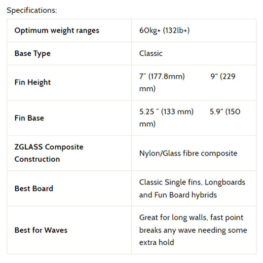 3D Fins - 7" Single Soft - Island Style Surfboard Fins 3D Fins