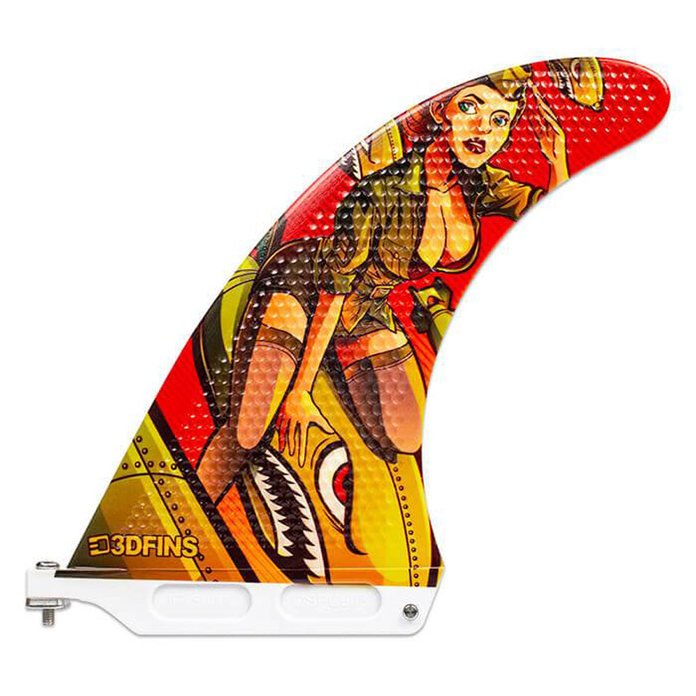 3D Fins - 7" Single - Bombshell Surfboard Fins 3D Fins