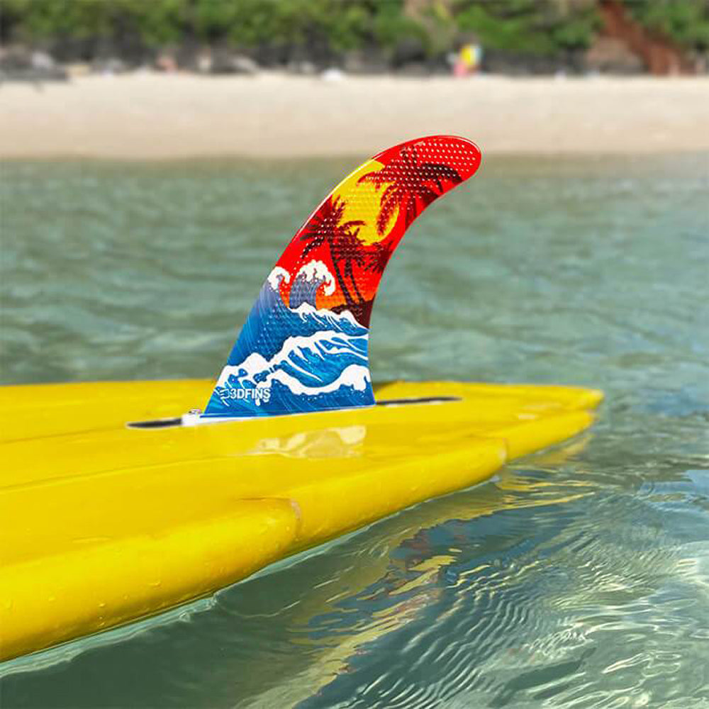 3D Fins - 7" Single - Troppo Surfboard Fins 3D Fins