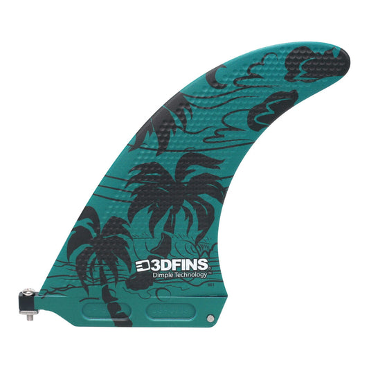 3D Fins - 9" Single - Juicy Palm Tree Surfboard Fins 3D Fins