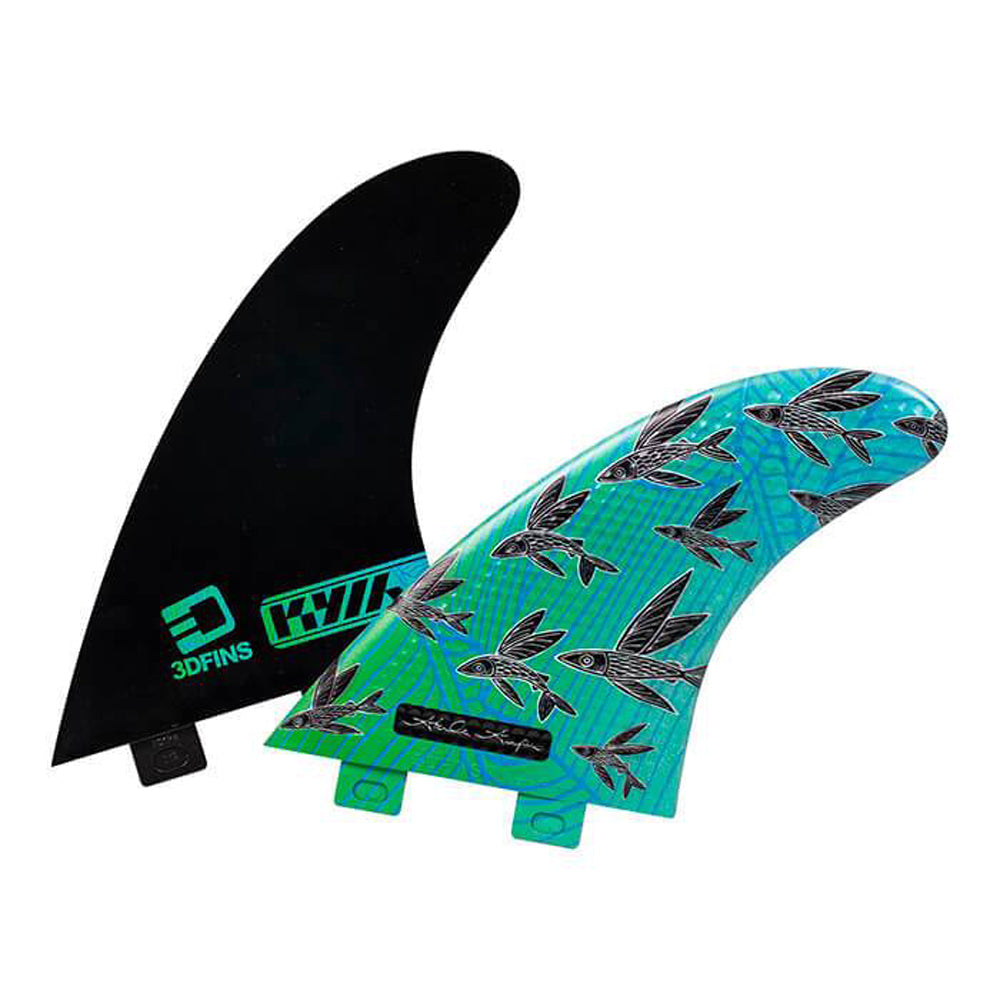 3D Fins - Akila Aipa Twin - Flying Fish (FCS1/FCS2/Futures) Surfboard Fins 3D Fins