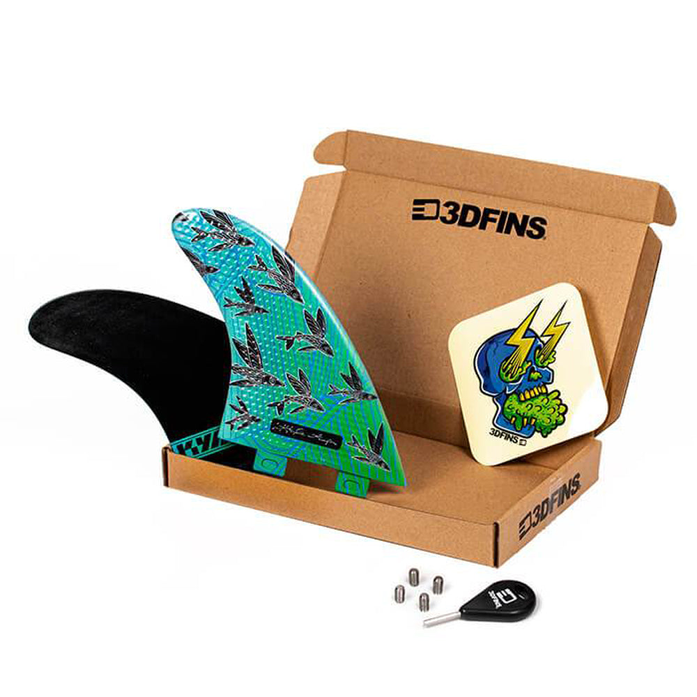 3D Fins - Akila Aipa Twin - Flying Fish (FCS1/FCS2/Futures) Surfboard Fins 3D Fins FCS1