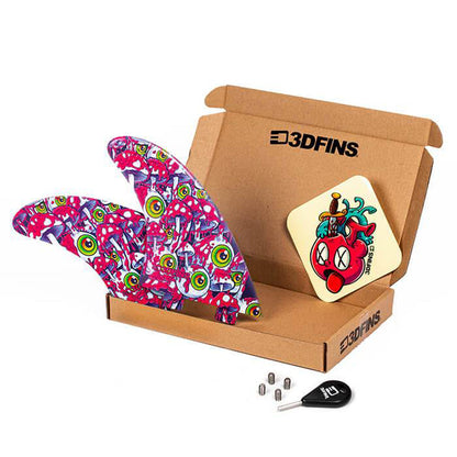 3D Fins - Akila Aipa Twin - Mushy (FCS1/Futures) Surfboard Fins 3D Fins FCS1