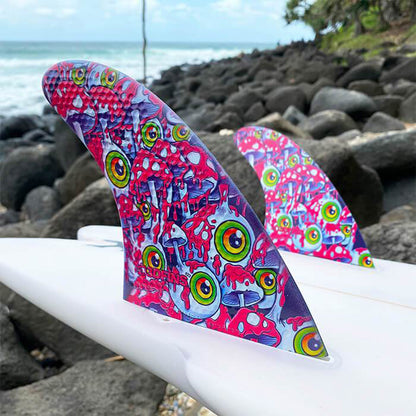 3D Fins - Akila Aipa Twin - Mushy (FCS1/Futures) Surfboard Fins 3D Fins