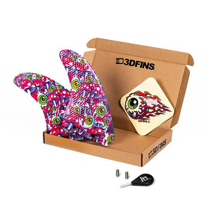 3D Fins - Akila Aipa Twin - Mushy (FCS1/Futures) Surfboard Fins 3D Fins Futures