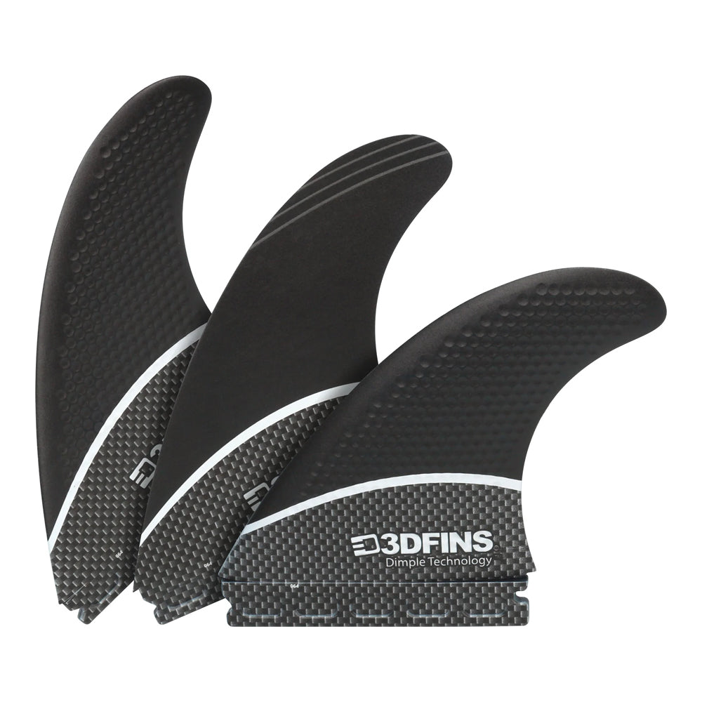 3D Fins - Driver Thruster - XL - B&W Tech (FCS2/Futures) Surfboard Fins 3D Fins