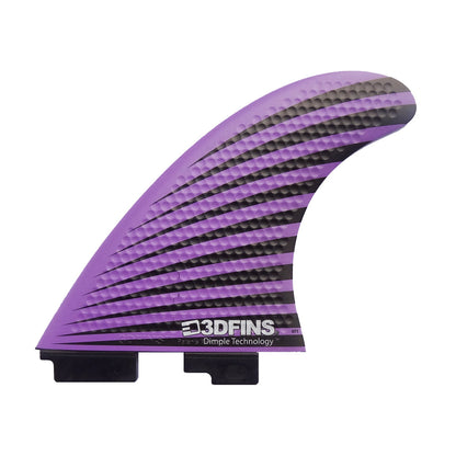 3D Fins - Driver Thruster - XL - Purple Starburst (FCS2/Futures) Surfboard Fins 3D Fins FCS2