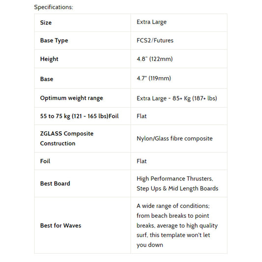 3D Fins - Driver Thruster - XL - Purple Starburst (FCS2/Futures) Surfboard Fins 3D Fins