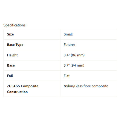 3D Fins - Flyer Side Bites - Small - Island Style (Futures)