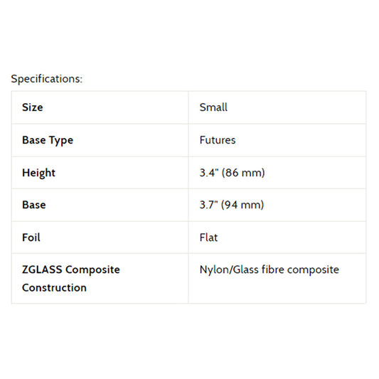 3D Fins - Flyer Side Bites - Small - Island Style (Futures)