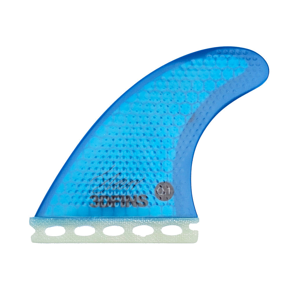 3D Fins - Josh Kerr Moonrakerr Quad - Medium - Blue (Futures) Surfboard Fins 3D Fins Futures