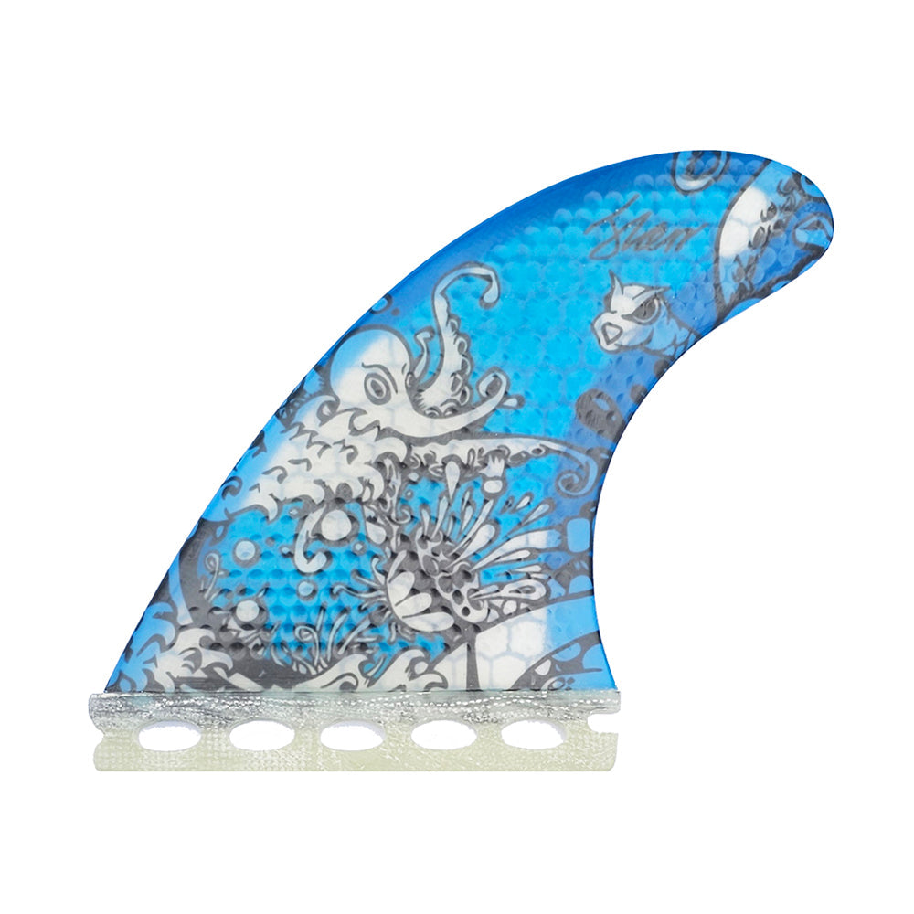 3D Fins - Josh Kerr Moonrakerr Quad - Medium - Octo (Futures) Surfboard Fins 3D Fins Futures