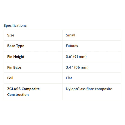 3D Fins - Rip Spit Side Bites - Small - Split Mono (Futures) Surfboard Fins 3D Fins