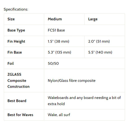 3D Fins - Switchblade - Large - Island Style (Futures) Surfboard Fins 3D Fins