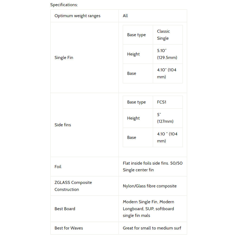 3D Fins - Thruster Surf/SUP - Tikitok (2+1) Surfboard Fins 3D Fins