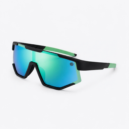 Beach Bum - Union of Surf Childrens Sports Sunglasses Sunglasses Union Of Surf Plain Black Green Lens