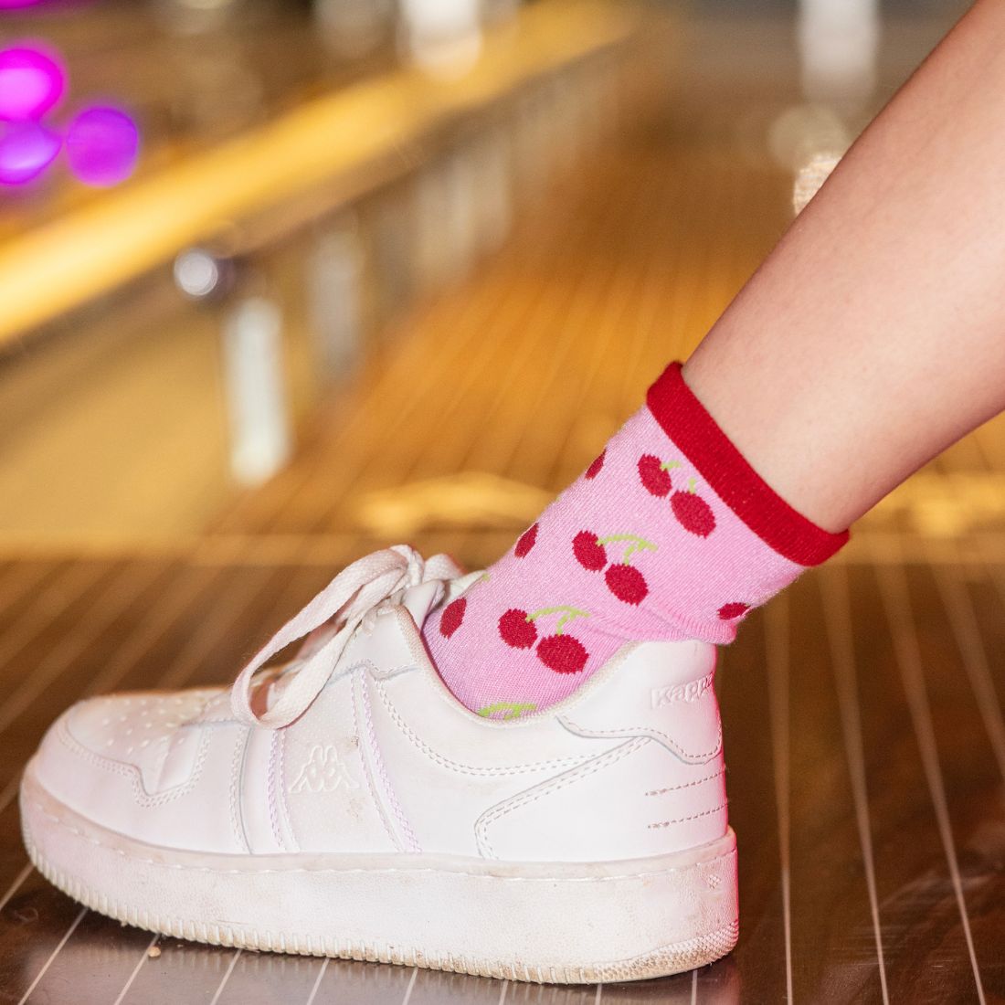 Children's Cherry Bamboo Socks Socks Swole Panda
