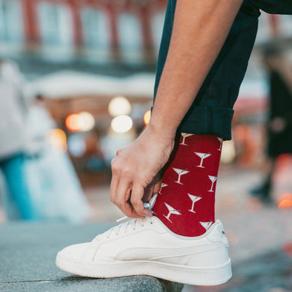 Martini Bamboo Socks Socks Swole Panda