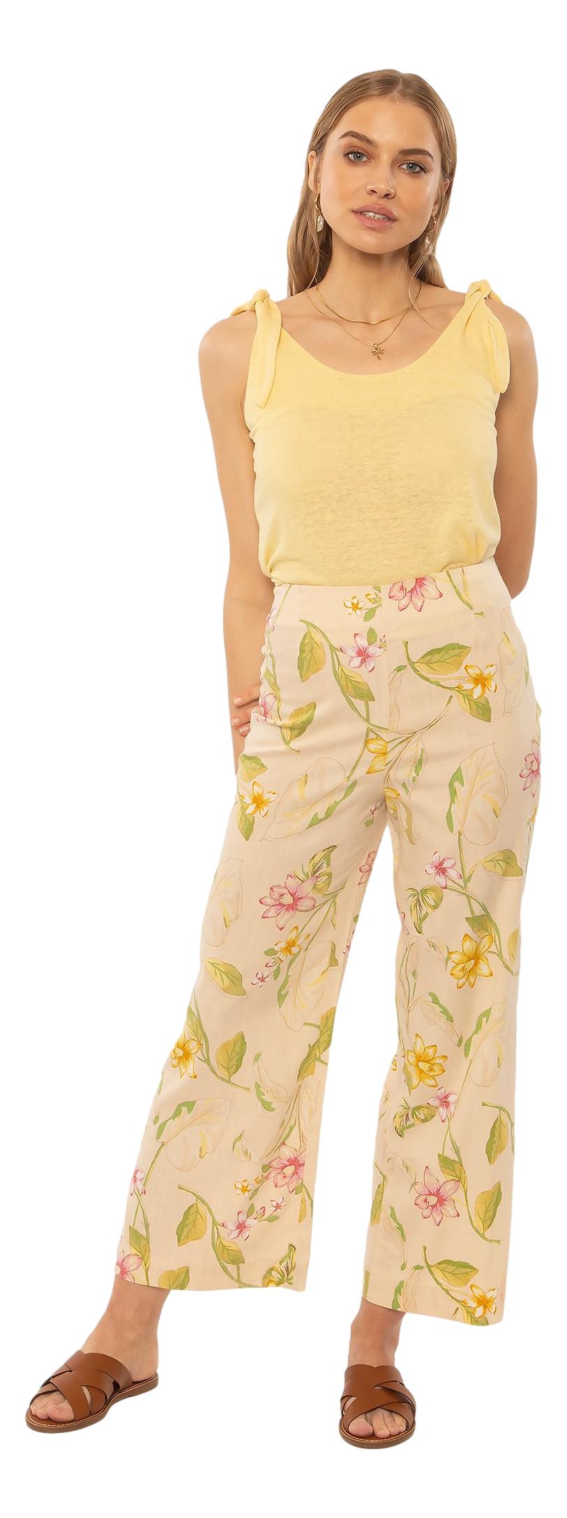 Amuse society Coco Woven pant ladies trousers Amuse Off White XS